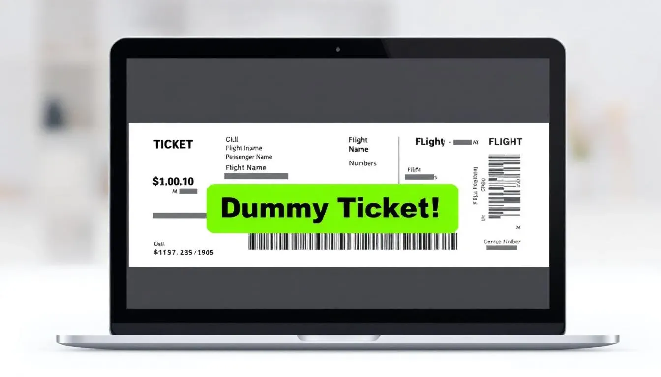 Why Many Visa Applicants Use a Dummy Ticket — And How It Works