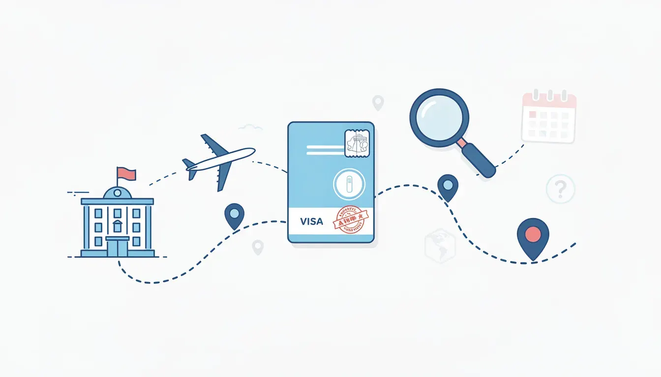 Can Embassy Question Travel Route Logic?