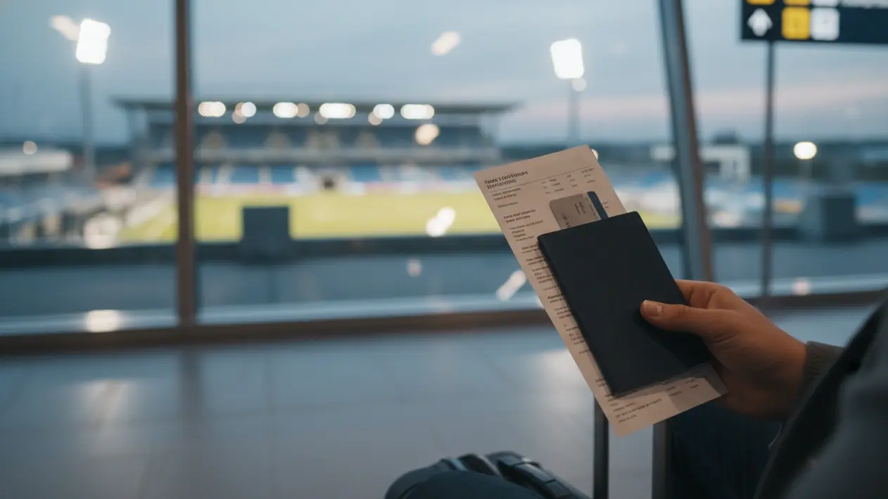 Flight Itinerary for Visa for Sports Event Travel 2026