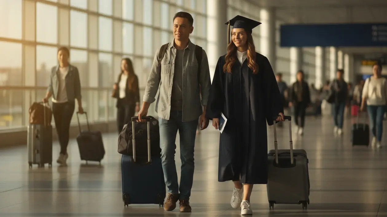 Flight Itinerary for Graduation and Convocation Travel