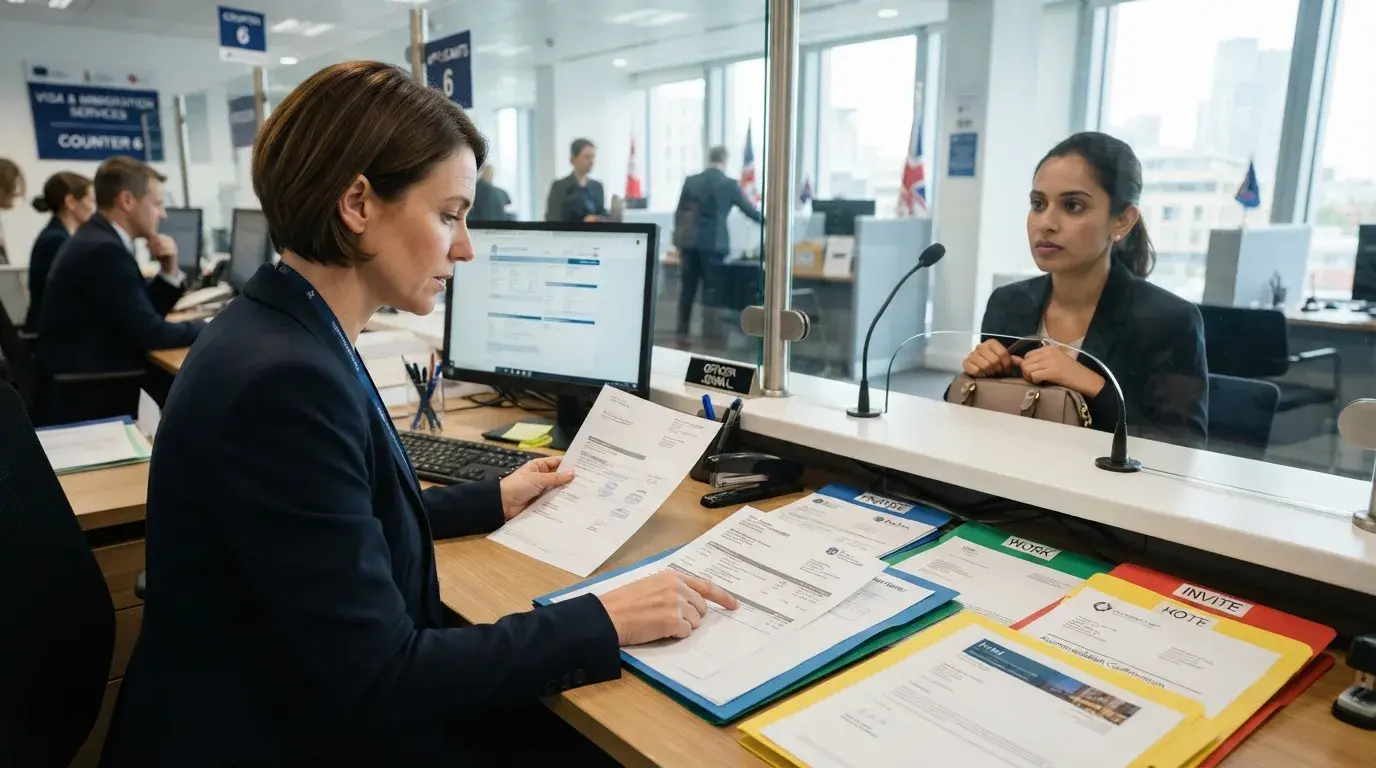 How Embassies Evaluate Flight Itineraries