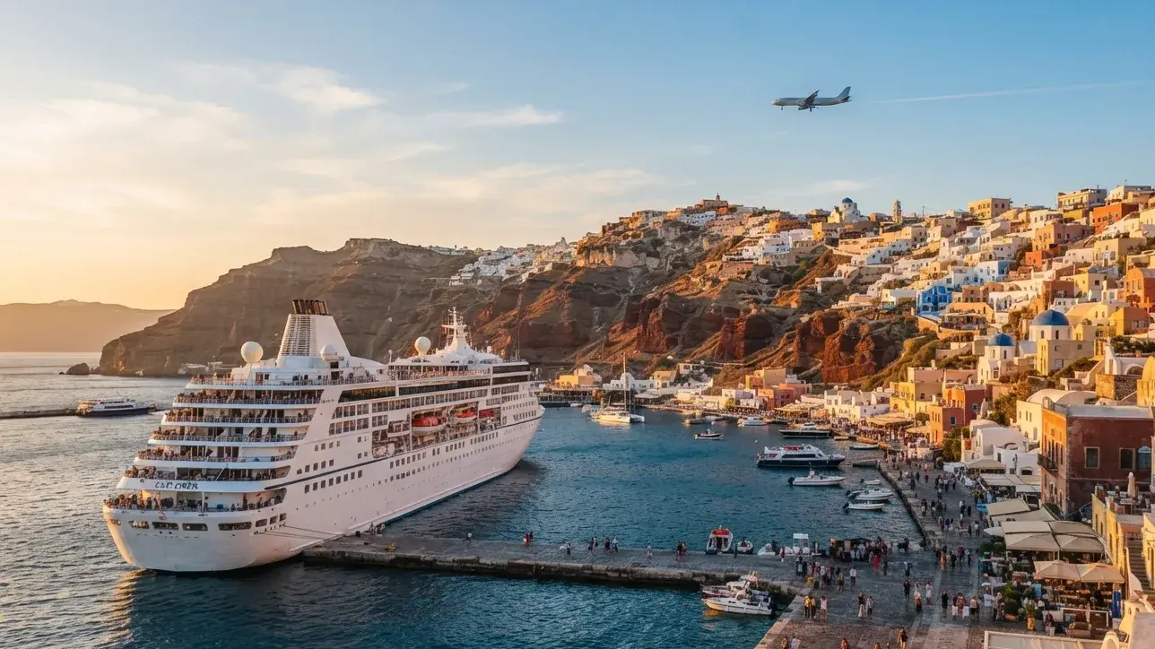 Flight Itinerary for Visa with Cruise Segment