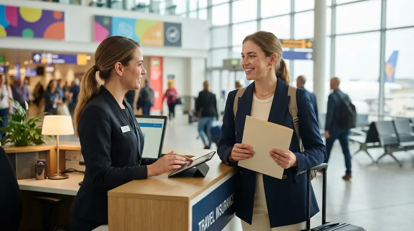 Flight Ticket and Travel Insurance for Visa Files