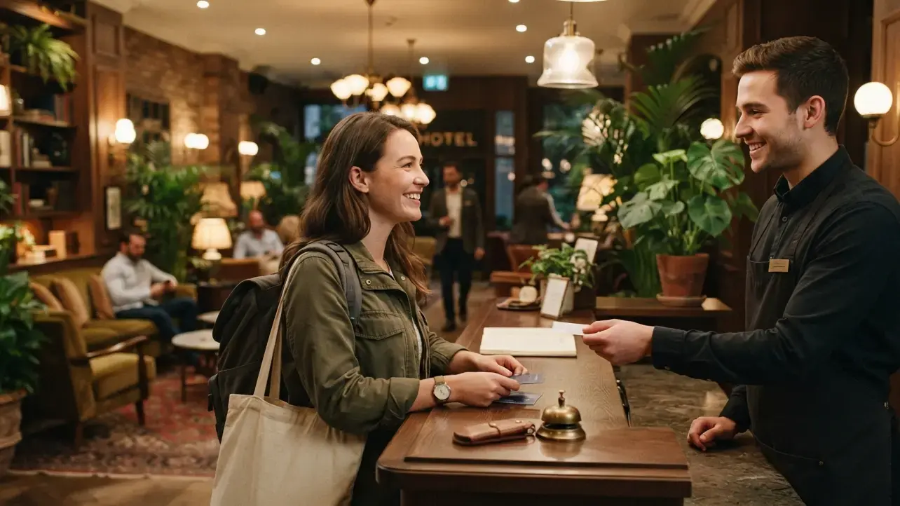 Booking for Visa With Hidden Hotel Name