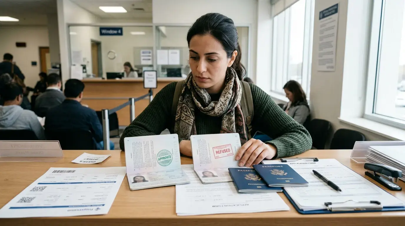 Similar Documents, Different Visa Results