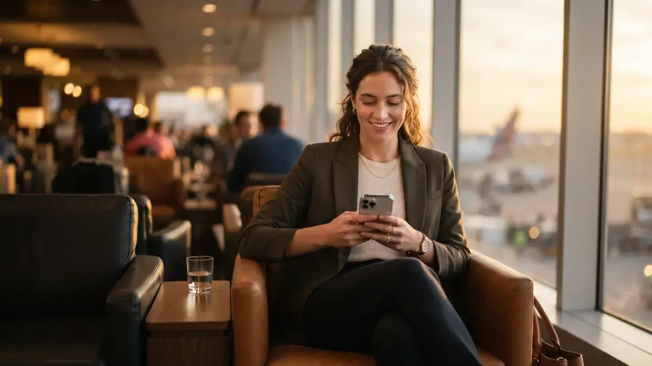 Company-Approved Flight Reservation for Visa
