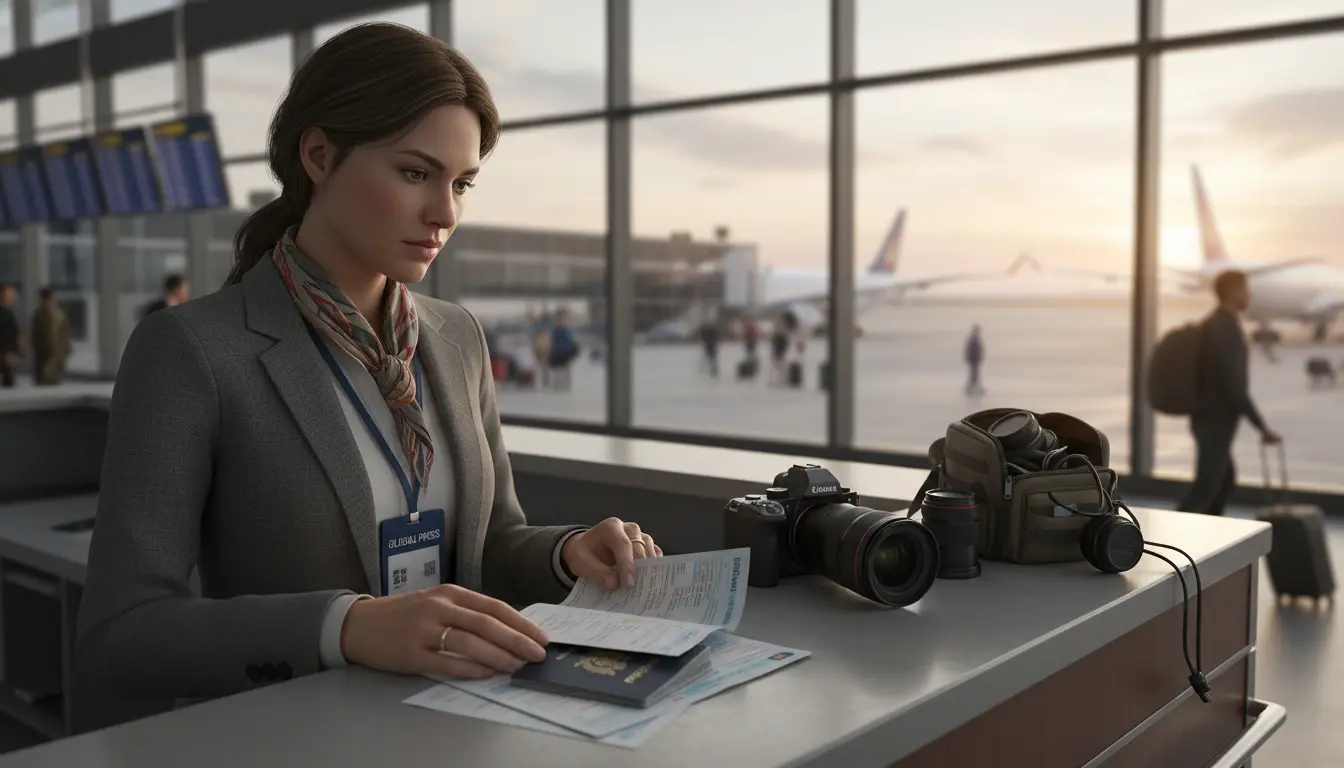 Flight Reservation for Journalists: Press Visa Itinerary