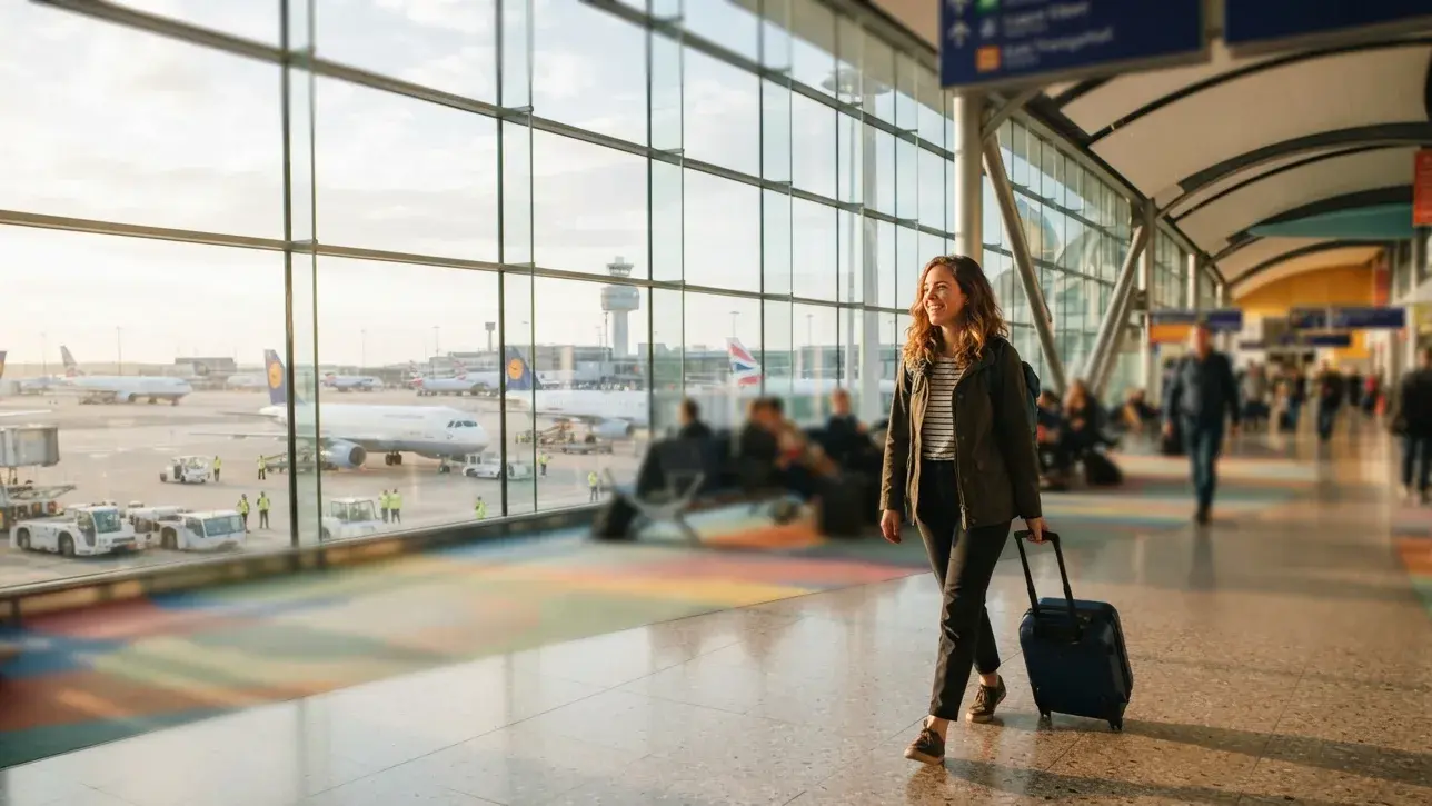 Flight Booking for Visa With a Protected Connection