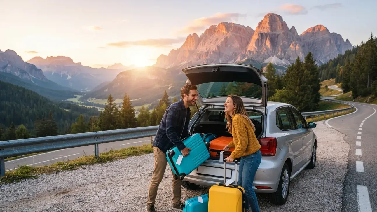 Flight Itinerary for Visa With Cross-Border Car Travel