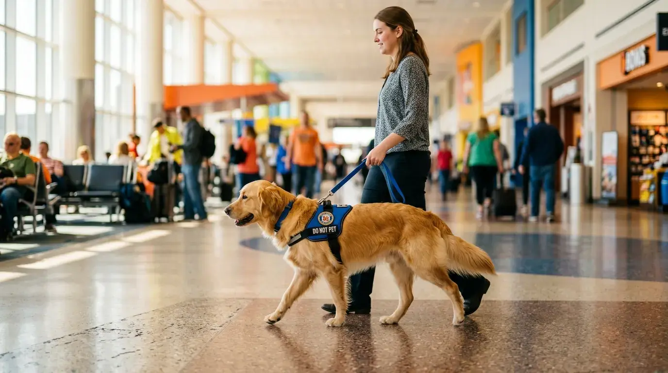 Reservation for Visa When Traveling With a Service Animal