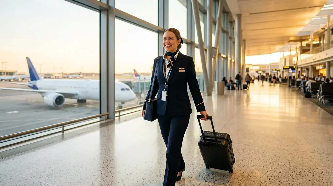 Flight Itinerary for Visa for Airline Crew Travel