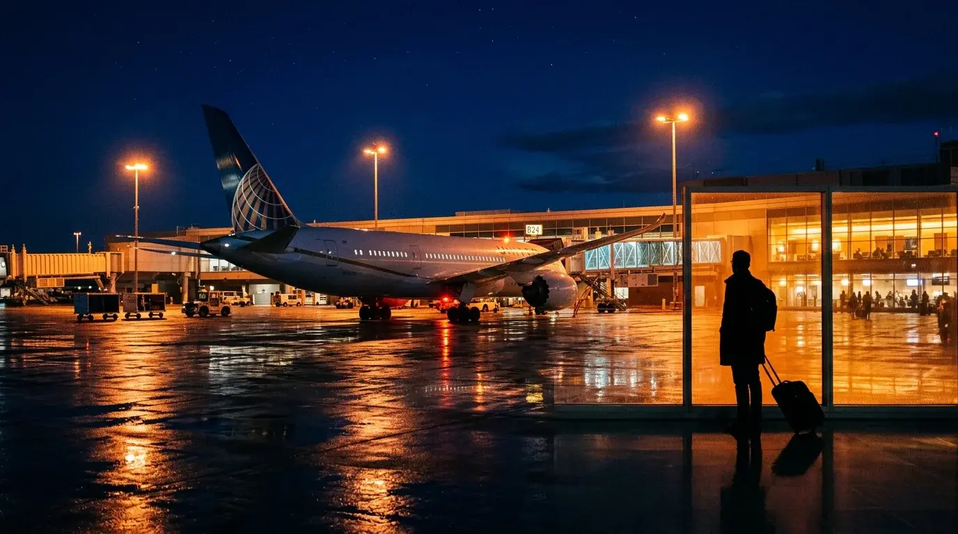 After-Midnight Visa Flight: Correct Departure Date