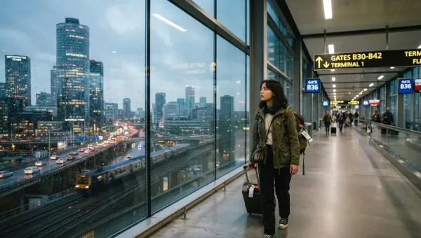 Flight Itinerary When One City Is Only a Transit Stop