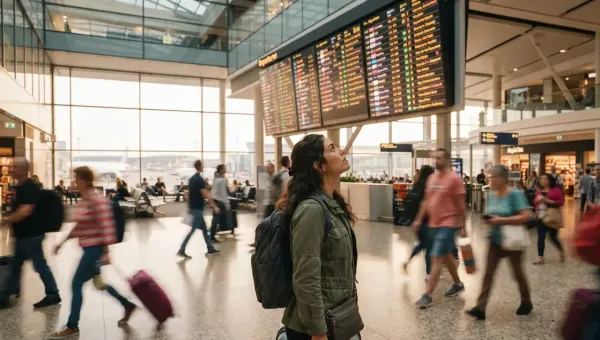 Flight Itinerary for Visa with a Backtracking Route