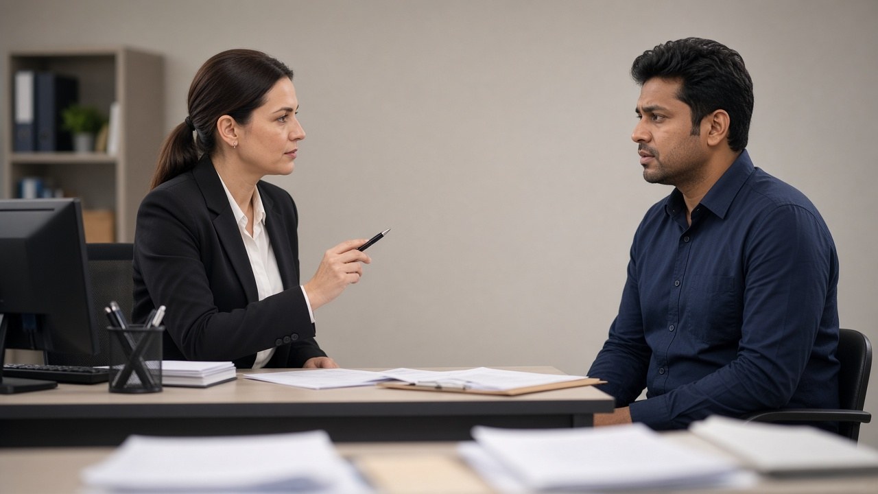 Visa officer questioning flight reservation route and timing