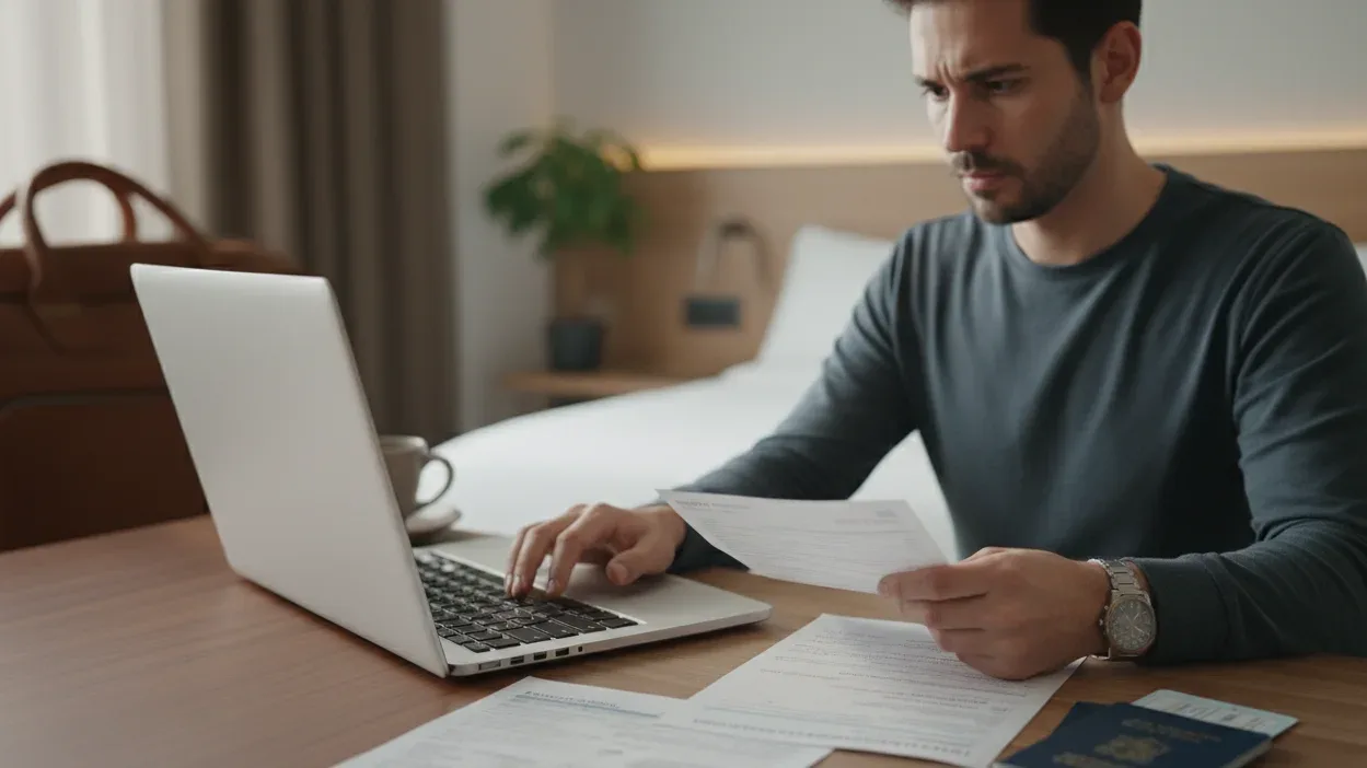 Travel agent booking mistakes in visa applications